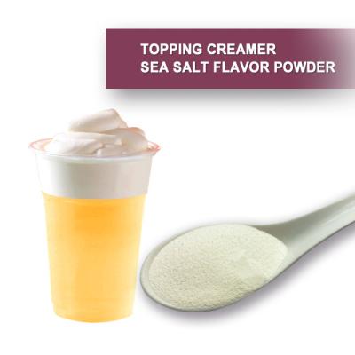 China Coffee Topping Creamer Sea Salt Flavor Powder Bubble Tea Ingredients for sale