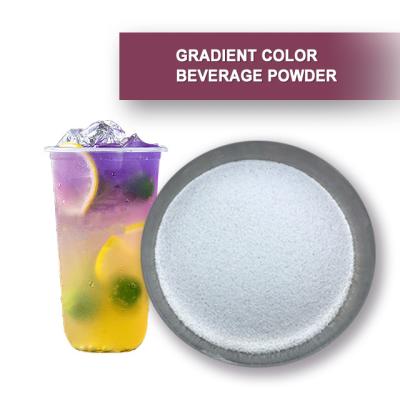 China Gradient Color Beverage Powder Bubble Tea Ingredient Granule for sale