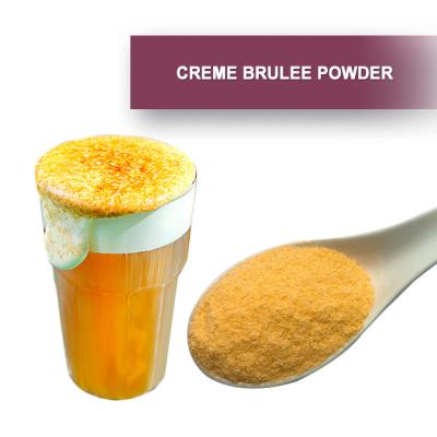 China Creme brulee powder bubble tea ingredients granule for sale