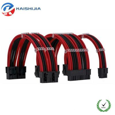 China PSU Wiring Kit Base 8 Sheathed CPU. Computer Extension Cable 24Pin ATX 4+4 Pin GPU 8Pin GPU 6Pin PCI-E Extension Cable for sale