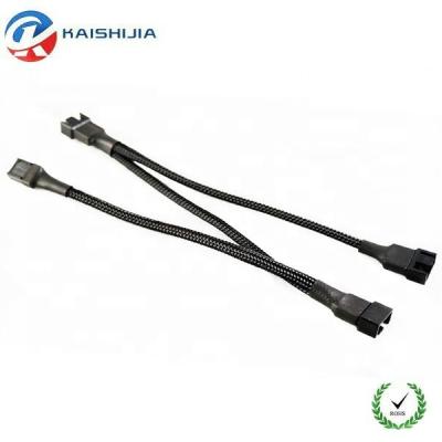 China High Quality COMPUTER 4 Pin PWM Fan 1 to 3 Ways Splitter Power Extension Cables for sale