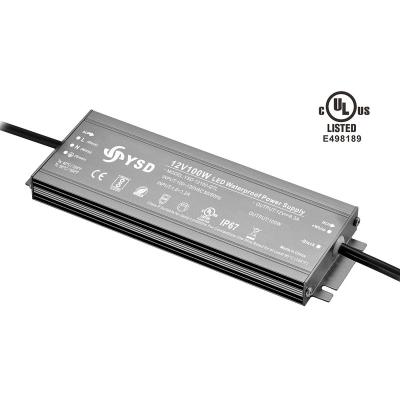 China Constant voltage waterproof ip67 led driver 100w UL certified use for strip led light driver 24v for sale