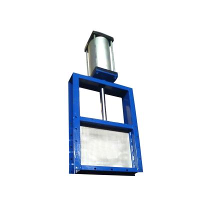 China General Square Type Flange Knife Gate Valve Hydraulic Electric Manual Sluice Pneumatic Gate Valve for sale