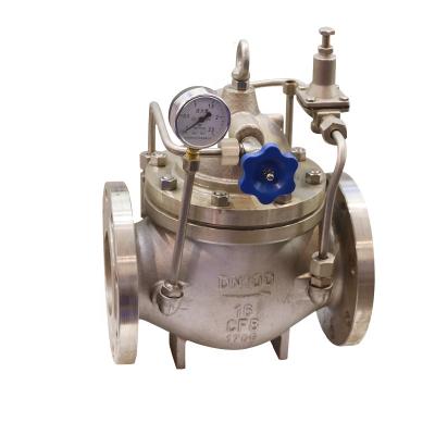 China Factory supply stainless steel flow control valve general flange connection hydraulic control valve for sale