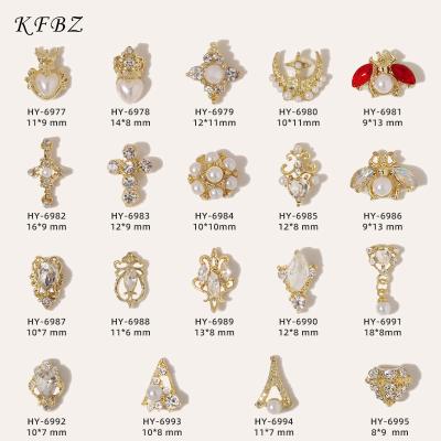 China Hot Sale Nail Art Crystal Gem Stones Zircon Bling Crystal Gem Stones Zircon Bling decorations combine 3d luxury rhinestones Diamond Nail Charms for sale