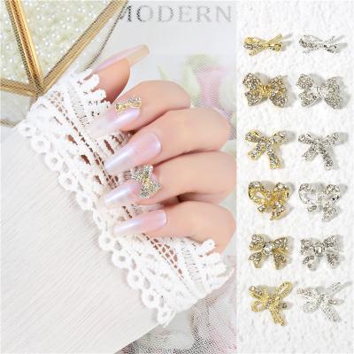 China Luxury Charms Art Crystals Nail Art Jewelry Crystal Rhinestone Nails Accessories Mirror Nail Art Decorations Alloy Zircon Palace Nail Art for sale