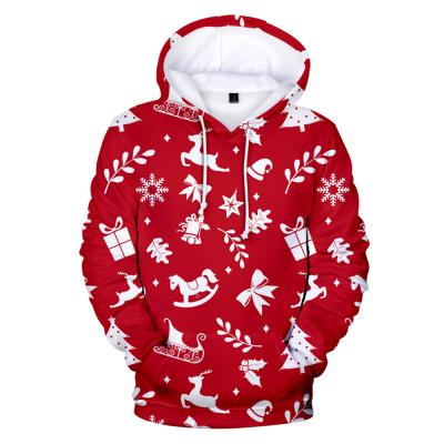 China Wholesale QUICK DRY Christmas trend 3D digital printing loose hoodie for men for sale