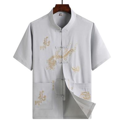 China Breathable Costumes Taichi Clothes Tang Dress Men's Wushu Kungfu Clothing Tang Man Clothing Traditional Chinese for sale