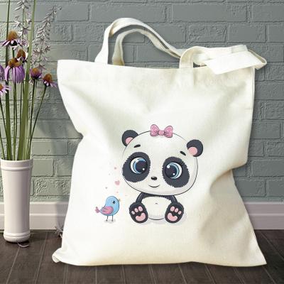 China Empty Handled Canvas Bags Eco-shopping Bags Cotton Handbag Custom for sale