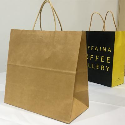 China Cheap Colorful Shopping Gift Paper Shopping Bag With Handle , Online Kraft Paper Handbag for sale