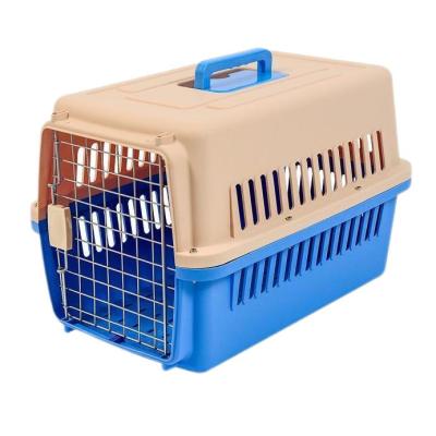 China Breathable Pet Flight Carrier Dog Carrier Portable Plastic Pet Cages Carriers and Houses for sale