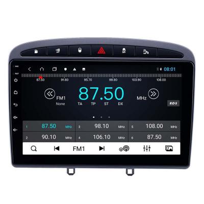 China GPS 9 Inch HD Touch Screen Car Radio GPS Navigation For PEUGEOT 408 Android Car Stereo With Wifi Multimedia Video for sale