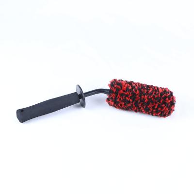 China Efficiency Good Quality Car Wheel Brush Microfiber Bending Brush With Good Price for sale