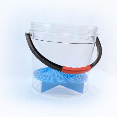 China Transparent Detailing Bucket Home Cleaning Detailing Bucket 20L Car Wash Bucket for sale