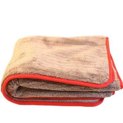 China 1000GSM High-absorbent Car Towel Car Window Polishing Cleaning Towel for sale