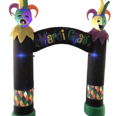 China 10ft Outdoor Inflatable Arcade Mardi Gras Decoration for sale