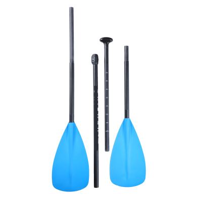 China Hot Selling OEM Factory Unisex Size 3 Pieces LOGO Aluminum Stand Up Kayak Adjustable Custom Paddle en venta