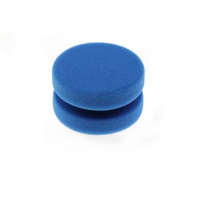 China Good Soft Blue Blue Paint Application Sponge Coating Applicator With Logo Tire Dressing Cable Applicator for sale