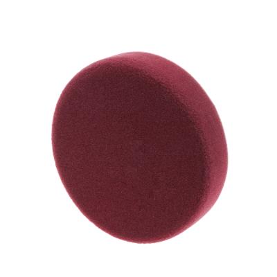 China Brown Customized Good Soft Sponge Pad Foam Car Polish Polish Pad For Car Polisher for sale