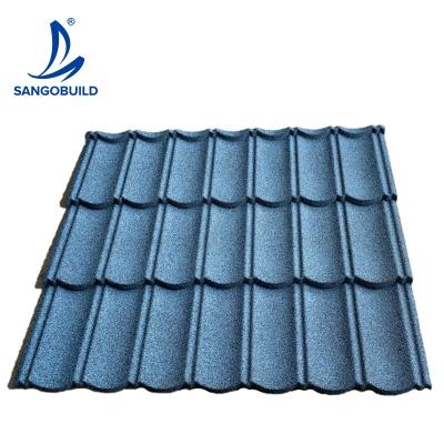 China Modern 30 Years Warranty New Zealand Galvanium Corrugated Roofing Bond Type Color Stone Metal Sheet Tile for sale