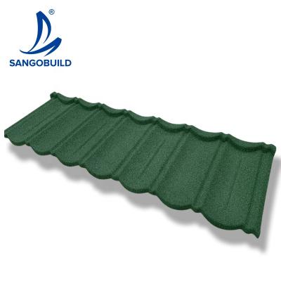 China Modern German Stone Sun Metal Roof Tile Coated Roofing Tiles Screw Nails And Accessories for sale