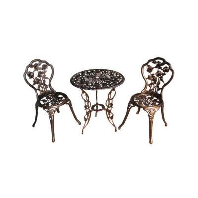 China Leisure Garden Patio Tables And Chairs Cast Aluminum for sale