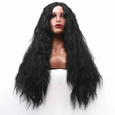 China Cheap Wholesale Deep Wave Lace Front Wig Curly Hair Wigs for sale