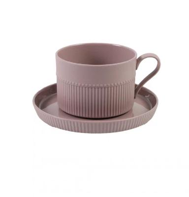 China Sustainable Factory Coffee Ceramic Tea Cups Sets Latte Espresso Cup Set for sale