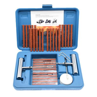 China Easy Carry 37 Pcs Quality Tire Repair Kit Fast Car Repair Tools for sale