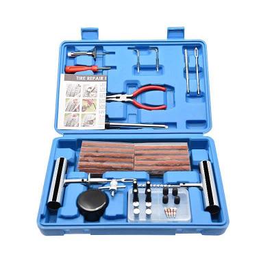 China Promotional 70pcs Easy Carry Car Accessories Metal Flat Tire Repair Tools For Road Vehicle for sale