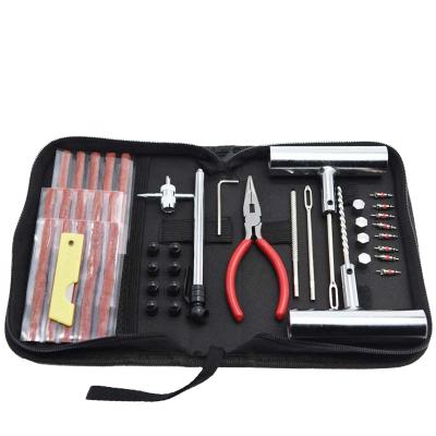 China Easy Carry 62pcs/set Tubeless Multifunctional Tool Kit Tire Repair Tools Car Auto Bike Tire Safety Repair for sale