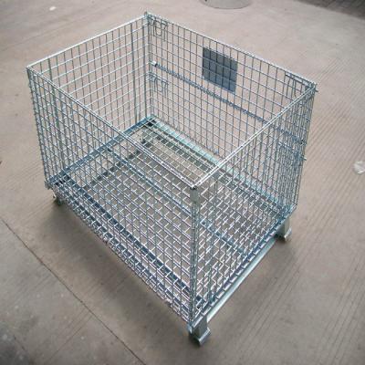 China Eco-friendly Collapsible Pallet Cage Pallet, Collapsible Stillage, Warehouse Steel Stillage for sale