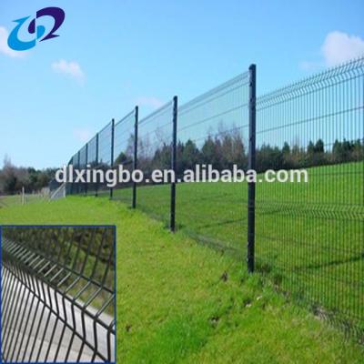 China Welding Commercial Galvanized Steel Welded 3D Curved Wire Mesh Fence for sale