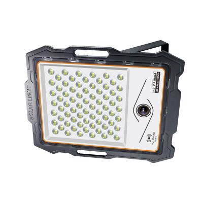 China New 2022 Outdoor Waterproof Solar IP65 Led Camera Wall Lamp Solar Monitor Lamp Theme Park Flood Light With Wifi Camera for sale