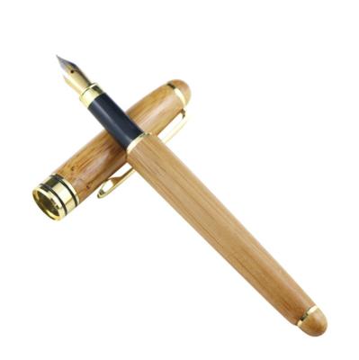 China office & Calligraphy Pen Accept Engrave Custom School Pen Gift Writing Quill Bamboo Logo for sale