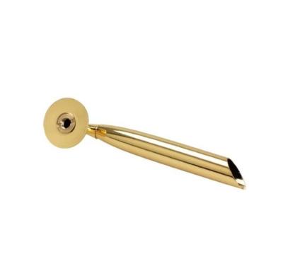 China office & Office Pen Holder Metal Base Funnel Office Gold Pen School Stand for sale