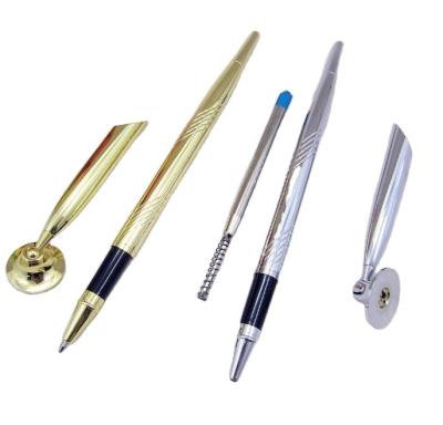 China office & School Pen Hot SALE Desk Set Replacement Pens Brass Tip in Gold and Silver for Choose for sale