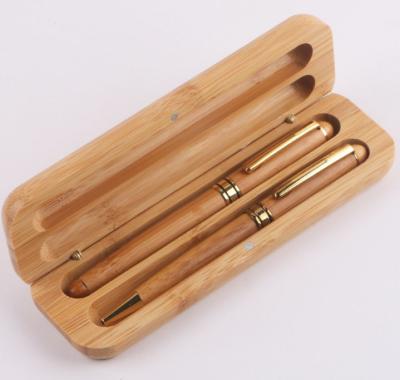 China office & Nib Quill On Natural Gift Box Pen Promotion Engraved Bamboo Wood School for sale