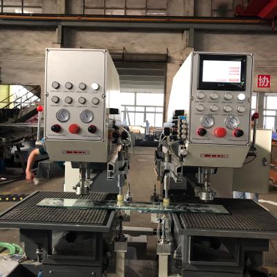 China PLC Glass Horizontal Automatic Control Construction Hole Glass Drilling Rig Making Machine for sale