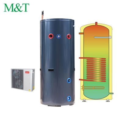 China Hotel hot water to water systems heat pump 2kw 400l australia water tank for sale