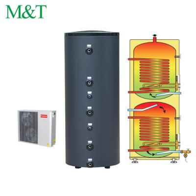 China 500 liter heat pump water tank price water tank solar water heating tank hotel M&T for sale