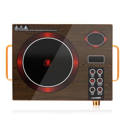 China Household Induction Cooker Glass Ceramic Dish Cooktop 220V Touch Control Infrared Electric Ceramic Slow Cooker for sale