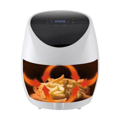 China Food Grade Tastiest Household Electric Grill Digital Rotating Smart Smokeless Pizza Air Fryer Accept Customization for sale