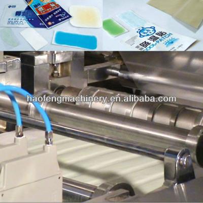 China 12 medical years to manufacture fever gel sheet liner and cutting machine for sale