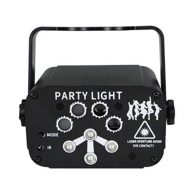 China Mini Projection Stage Lamp 6W Laser DJ Disco Contemporary Colorful Holiday Party Flash Holiday DJ Party Lamp KTV Night Projection Lamp for sale