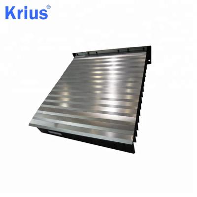 China CNC Telescopic Stainless Machine Factory Steel Plate Armored Bellows Cover for sale