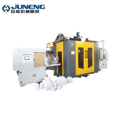 China 70U 5L Bottle HDPE Extrusion Blow Molding Machine Frame Plastic Travel Line Bottle Making for sale