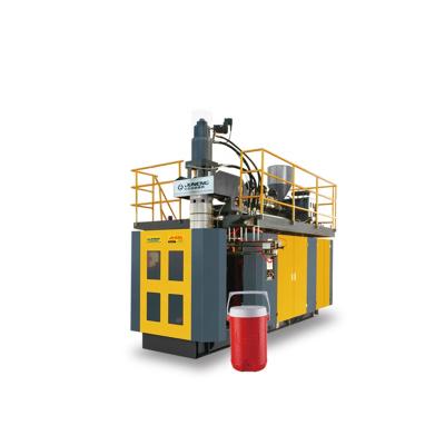 China 30L bottle to 60L drum jerrycan extrusion blow molding machine HDPE plastic tank making blow molding HDPE for sale