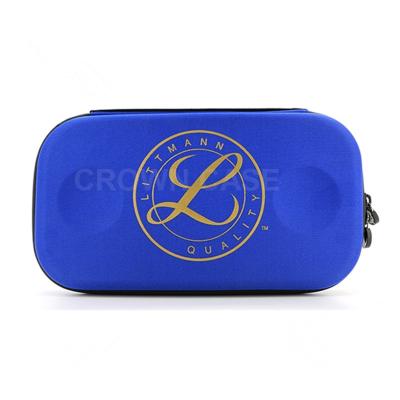 China Portable for Travel Logo Zipper Navy Blue Custom Printing EVA Stethoscope Carrying Case for sale