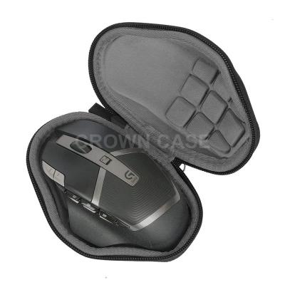 China Waterproof Shockproof Dustproof Black Portable EVA Hard Wireless Gaming Mouse Travel Case for sale